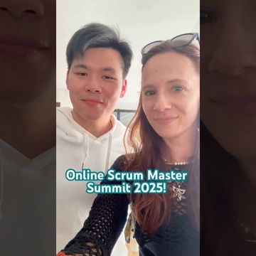 Online Scrum Master Summit 2025: invitation from Joanna and Andy #osms25